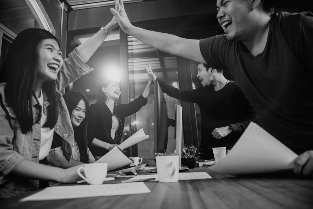 Team high-five